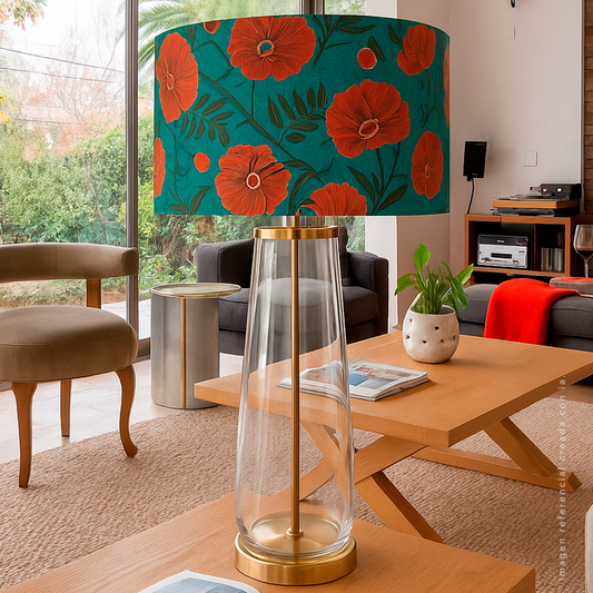 LÁMPARA JARDÍN DE ROSAS