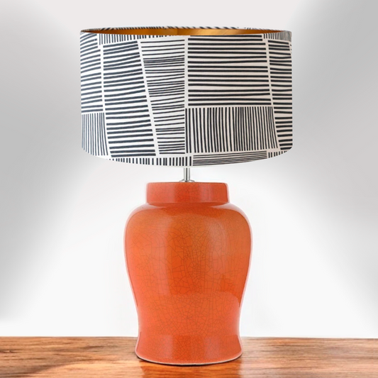 LÁMPARA ASIA NARANJO – Burgos