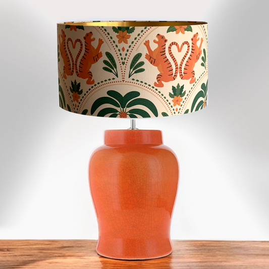 LÁMPARA ASIA NARANJO II – Tigres Selváticos