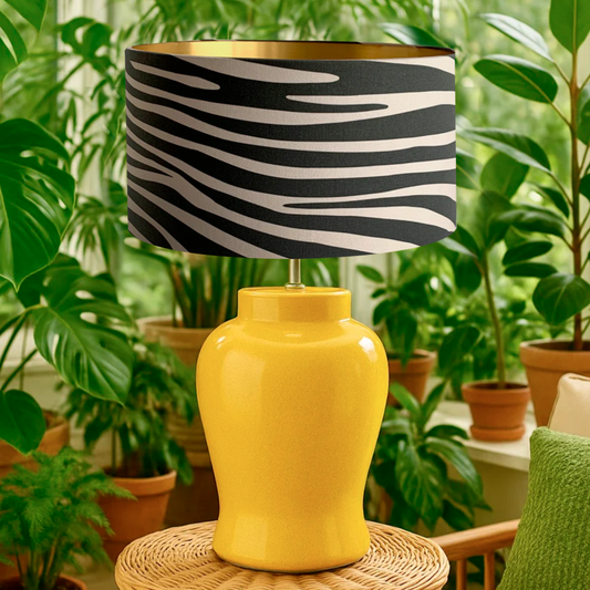 LÁMPARA ASIA AMARILLA – Cebra
