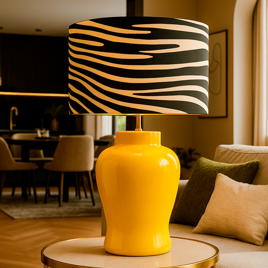 LÁMPARA ASIA AMARILLA – Cebra