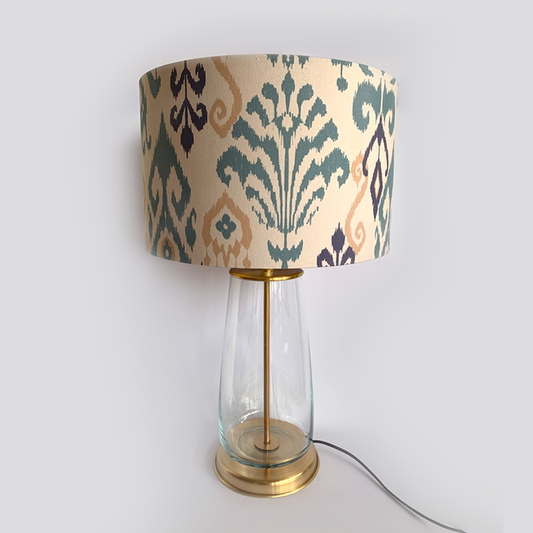 LÁMPARA IKAT AZULES