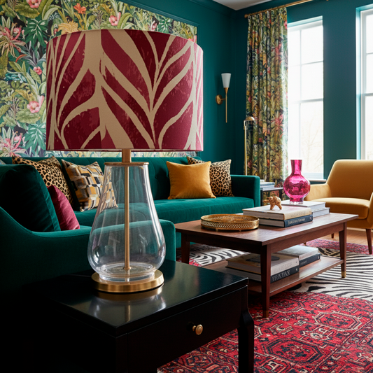 LÁMPARA HOJAS DE VINO