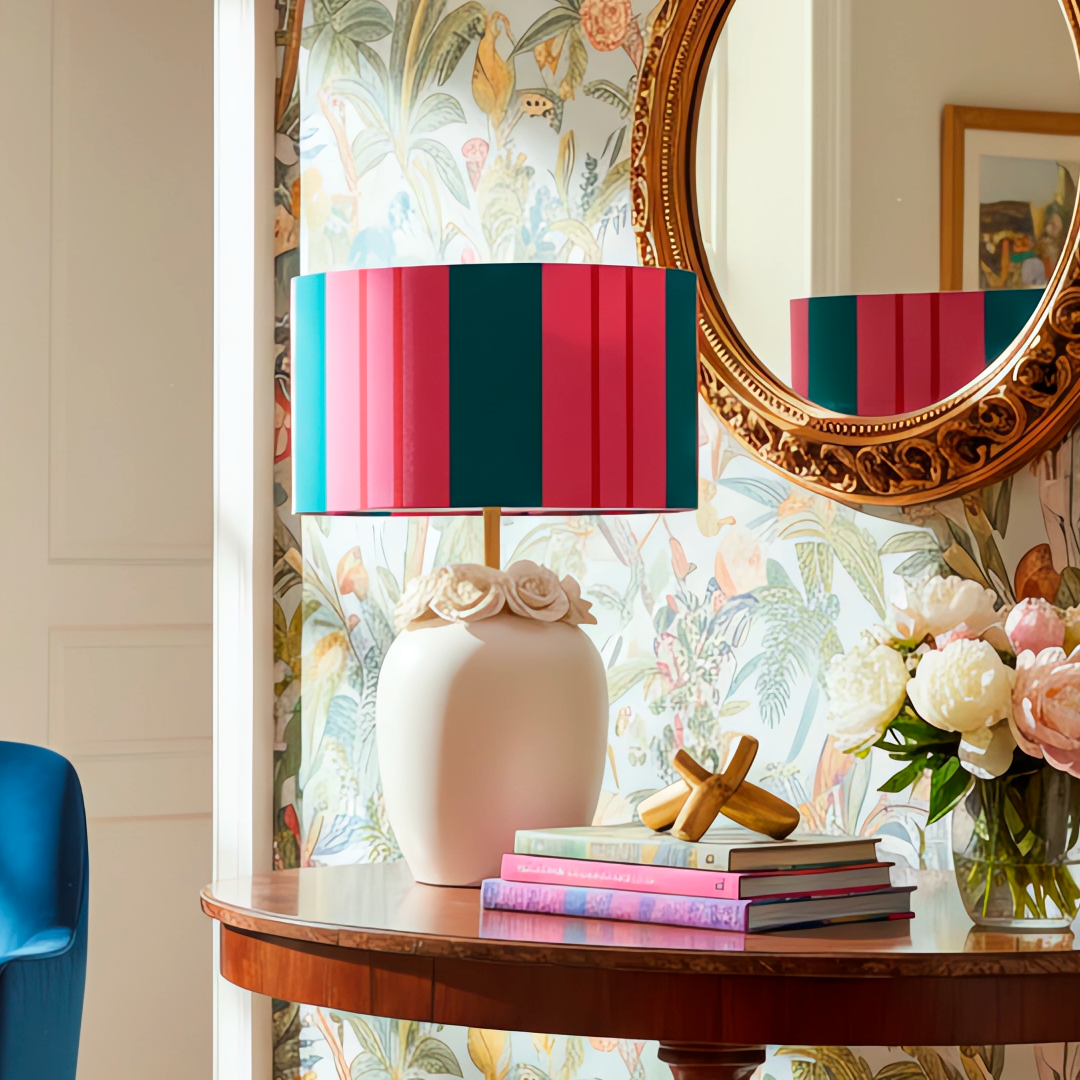 LÁMPARA ORIENTAL FLORES – Estela