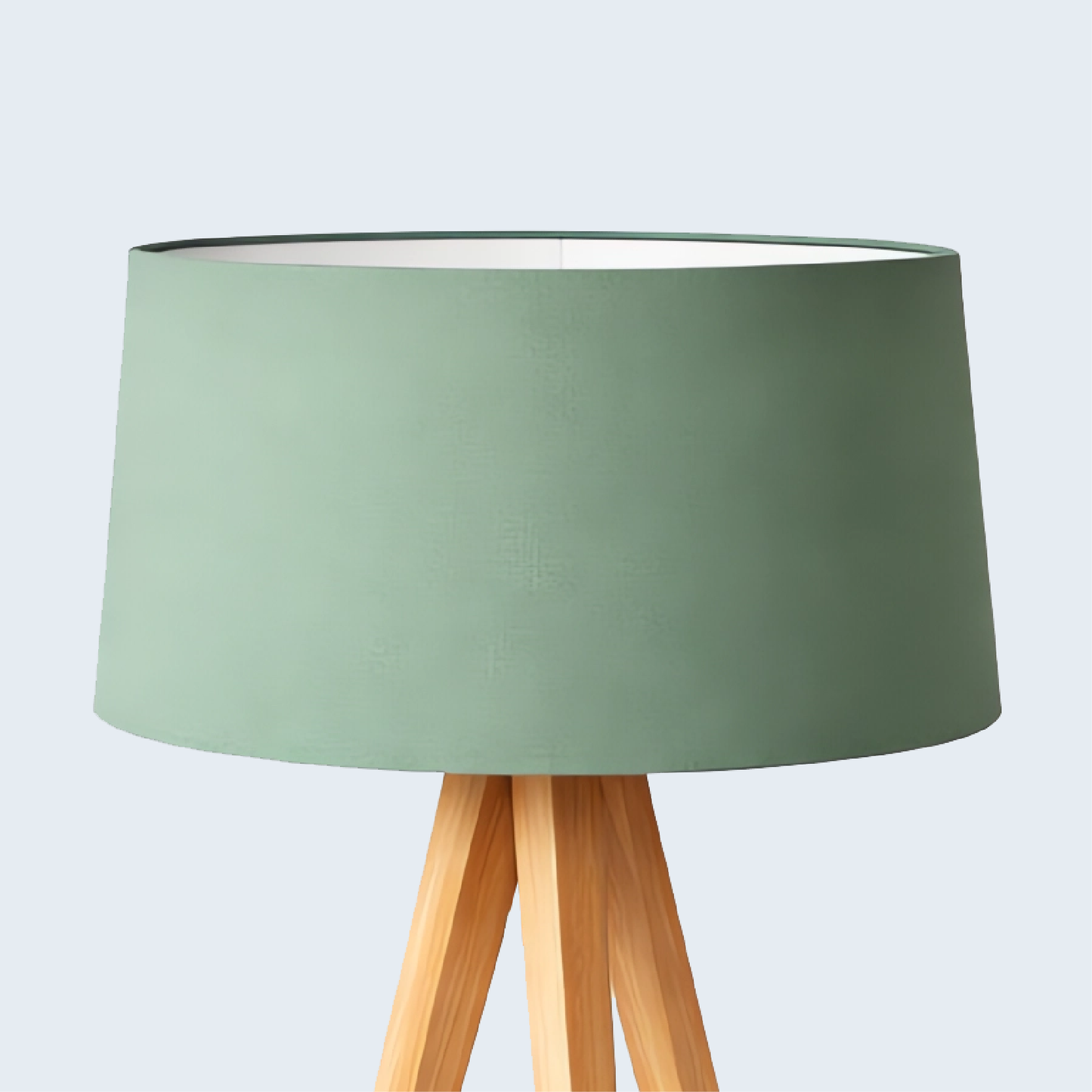 PANTALLA LINO VERDE OLIVO